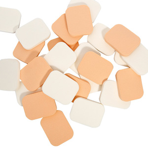 Éponge de poudre de maquillage cosmétique ronde nue blanche en latex naturel bon marché pour améliorer votre routine de beauté - Product Image 2