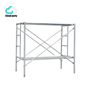 Échafaudage de construction en tube tubulaire pour façade, système <span class=keywords><strong>tour</strong></span>, avec cadre en H, d'<span class=keywords><strong>occasion</strong></span> à prix abordable, à vendre - Product Image 1