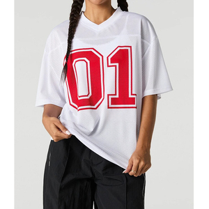 T-Shirt <span class=keywords><strong>Termica</strong></span> Sportiva in Rete, Stampa Personalizzata, Oversize in Poliestere, Maglietta Semplice di Lusso Streetwear per <span class=keywords><strong>Uomo</strong></span>, Alta Qualità Unisex - Product Image 2