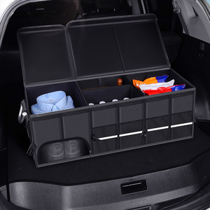 กล่องเก็บของท้ายรถสำหรับรถ SUV พร้อมอุปกรณ์เสริมในรถยนต์สำหรับผู้หญิงผู้ชาย ขนาด 110 ลิตร กันน้ำ ทำจากผ้า Oxford - Product Image 5