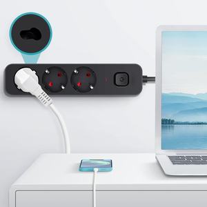 Multiprise noire 3 prises avec connexion et câble de 1,5 m, idéale pour plusieurs appareils électriques et meilleure organisation de l' - Product Image 3