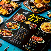 Impression professionnelle de flyers, brochures, dépliants et affiches sur papier couché de haute qualité 157 g/m², formats A2, A3, A4, A5, A6.