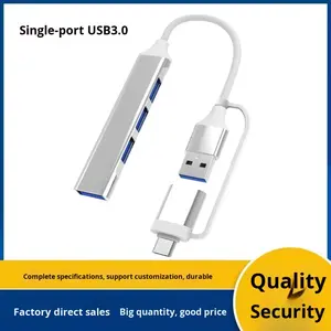 Hub USB Tipo C 2 en 1, Estación de Acoplamiento Multifunción, USB 3.0 - Product Image 4