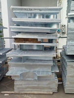 Panneaux de grille en acier galvanisé à chaud, robustes, antidérapants, pour passerelles et plateformes industrielles pour usines