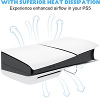 Support horizontal en acrylique transparent personnalisé, support de dissipation thermique, base stable pour la console PS5 Slim