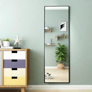 Miroir mural moderne complet avec support de support Rectangle de taille personnalisée et <span class=keywords><strong>lentilles</strong></span> <span class=keywords><strong>en</strong></span> aluminium <span class=keywords><strong>en</strong></span> forme d'arc pour la salle de bain - Product Image 4
