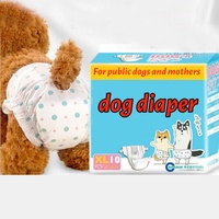 Couches jetables écologiques pour femelles chiennes, anti-fuites 3D, super absorbantes, respirantes, en coton et fibres de bois, sacs à excréments pour animaux de compagnie