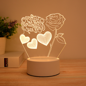 情人节礼物2023 3D夜灯亚克力爱情灯 - Product Image 4