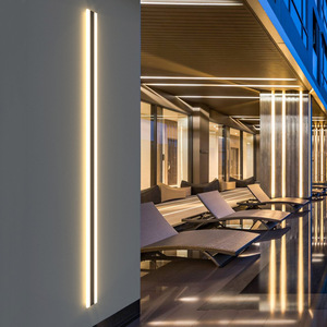 Lámpara de pared minimalista moderna para exteriores, impermeable, de 30 cm a 200 cm, para villa, sala de estar, patio. - Product Image 4