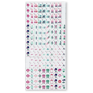 Mahjong Americano de Lujo Moderno en Verde Esmeralda, 160 Fichas, 4 Capas de Acrílico con Grabado Pintado a Mano, para Regalos de Noche de Juegos - Product Image 4