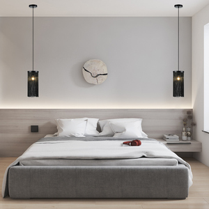 Lampu Gantung Mini Modern Industrial Hitam untuk Pulau Dapur Ruang Makan Kamar Tidur Samping Tempat Tidur - Product Image 5