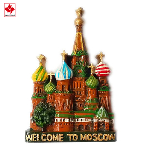Mosca Russia frigorifero magnete viaggio souvenir 3D