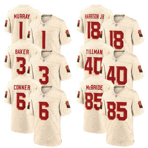 2025 男士亚利桑那州对手队球衣定制美式橄榄球衬衫短缝刺绣成人制服运动服徽标 - Product Image 1