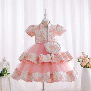 Boutique Kids Clothing Floral Girls <strong>Lolita</strong> <strong>Dress</strong> Baby Toddler Girls Princess <strong>Dress</strong> Children Birthday Party <strong>Dress</strong> - Product Image 1