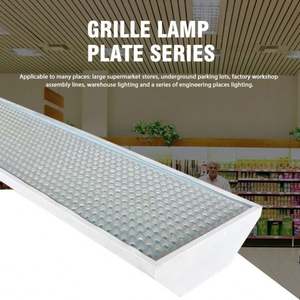 Linear Square Ceiling <strong>Aluminum</strong> <strong>Frame</strong> Led Panel Batten <strong>Grille</strong> <strong>Light</strong> - Product Image 2