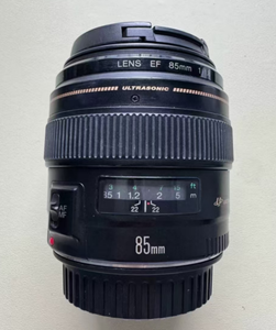 Objectif d'appareil photo 85 mm d'origine EF 85 mm F1.8 USM, objectif fixe d'occasion - Product Image 1
