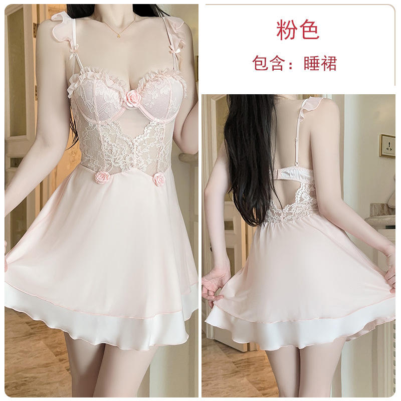 4957 rose (chemise de nuit)