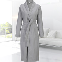 Peignoir en coton pur pour hôtel cinq étoiles, long, absorbant, séchage rapide, pour femmes et hommes, vêtements de nuit pour couples, toutes saisons