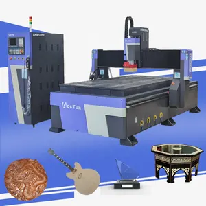 1325 3D CNC جهاز توجيه 10 قطع أداة تلقائية متغيرة مفرغ الهواء طاولة حقائب مزدوجة حاصلة على الغبار لأعمال النجارة عدة المطبخ