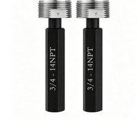 Fabricant de jauges de calibrage de filetage conique américain NPT, jauges de calibrage de filetage Go et No-Go : NPT12, NPT14, NPT16, NPT18, NPT20, NPT24