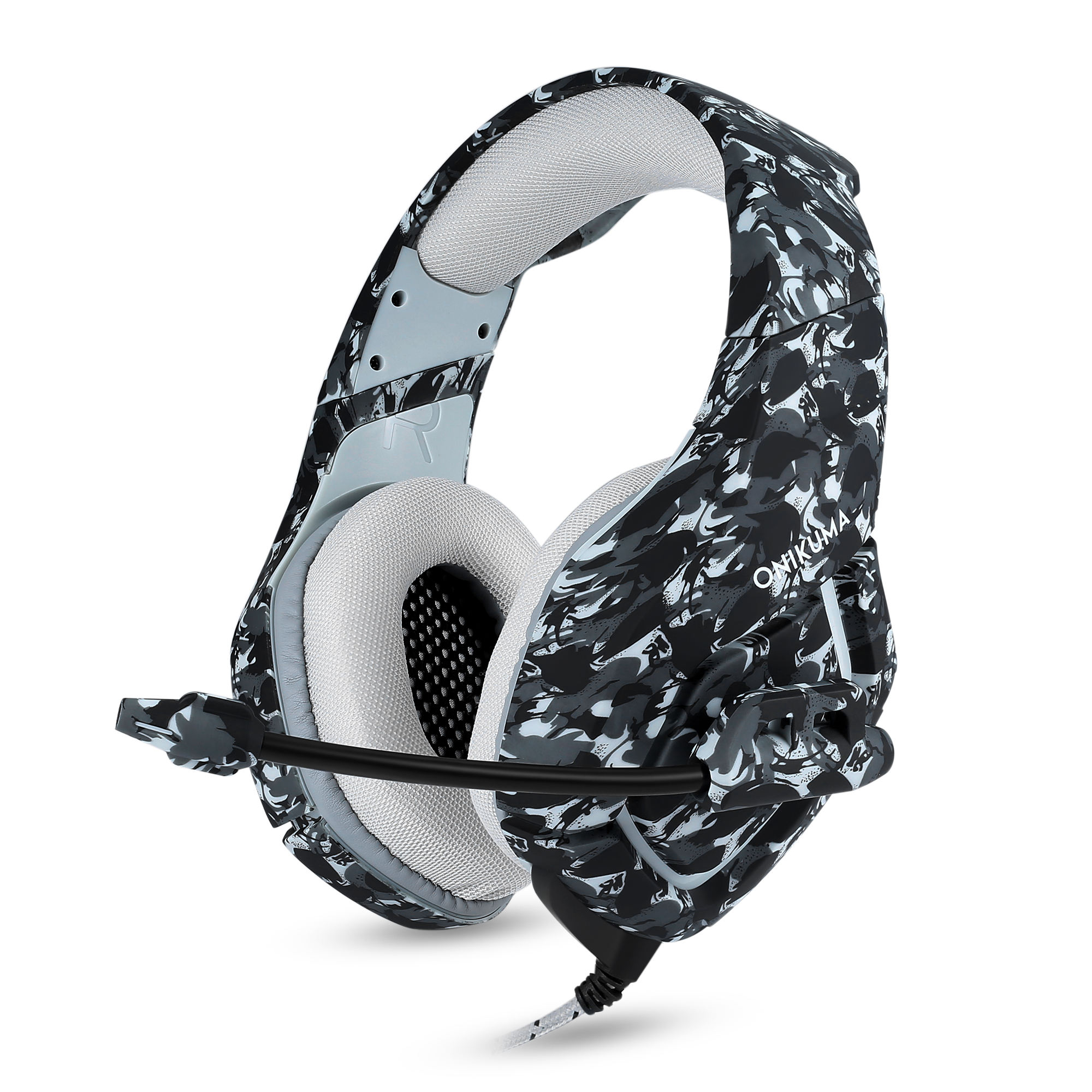 Onikuma K1B Camouflage Gaming Headset Perfect for PS4 PC