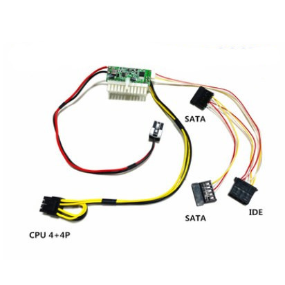 6Pin Male Input 12V 300W High Power PICO DC-ATX 24Pin Mini ITX PSU Pico for PC Computer Network Serve