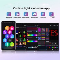 Guirlande lumineuse LED RGB intelligente à motifs personnalisables, contrôle par points DIY, fil en cuir pour décoration de Noël, indice de protection IP65