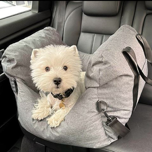 Offre Spéciale détachable sécurité <span class=keywords><strong>chien</strong></span> rehausseur siège de voiture Portable <span class=keywords><strong>chien</strong></span> voiture extérieur transporteur lit animal de compagnie sac de voyage siège <span class=keywords><strong>avant</strong></span> - Product Image 1