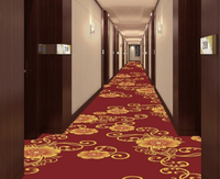 4m Wand-zu-Wand Nylon-Teppich mit Stoffrücken Antistatisch Akustisch für Innenräume, Bauunternehmer, Hotel-Lobby, Flur-Bodenmatte