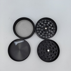 Popolare Grinder per <span class=keywords><strong>Erbe</strong></span> in Metallo da 2,5 Pollici (50MM), Monocolore, Portatile, Manuale, per Spezie Secche, in Acciaio Inossidabile - Product Image 3