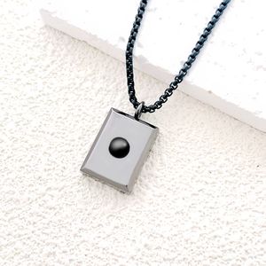 <span class=keywords><strong>Collana</strong></span> da Donna in Acciaio Inossidabile <span class=keywords><strong>con</strong></span> Ciondolo a Lettera per Fidanzamento e Catena a Maglie, Personalizzabile <span class=keywords><strong>con</strong></span> <span class=keywords><strong>Proiezione</strong></span> Immagine Fai-da-te, Dropshipping - Product Image 4