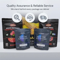 Kemasan Plastik Cetak Kustom untuk Buah Beku Stroberi, Raspberry, Blueberry, Blackberry