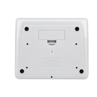 Calculatrice de clé de PC de bureau en plastique financier à 12 chiffres de haute qualité personnalisé OS-2135 Max batterie solaire haute visibilité LED verte