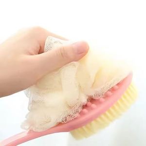 Long-Handled Soft-Bristled Back Brushes, <b>Sponges</b> Plastic Bath Body Brush - Product Image 4