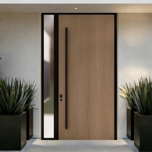Puerta de Entrada de Doble Hoja ALUFRONT con Certificación NFRC, Diseño de Ahorro Energético para Complejos Residenciales y Comunidades Vecinales - Product Image 6