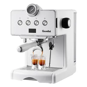 Gemilai CRM3610 Premium baresta equipamentos de café 15 bar semi automática cafeteiras e máquina de expresso uso doméstico