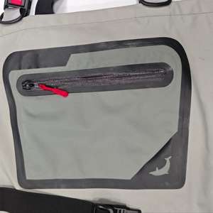 <span class=keywords><strong>Waders</strong></span> de pêche à la mouche respirants de haute qualité avec grande poche poitrine, respirants et imperméables, fermeture éclair pour les sports nautiques - Product Image 6