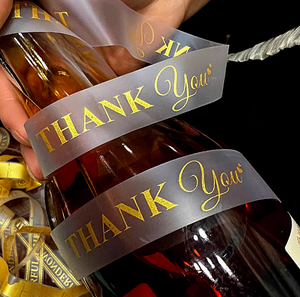 Logo stampato decorazione regalo <span class=keywords><strong>nastro</strong></span> personalizzato con Logo stampato <span class=keywords><strong>nastro</strong></span> trasparente in <span class=keywords><strong>gros</strong></span>-<span class=keywords><strong>grain</strong></span> con Logo in lamina d'oro - Product Image 1