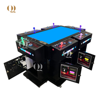 Machine de jeu d'arcade vidéo à écran LCD de 47 pouces pour chasseur de poissons, 6 places, jeux de table