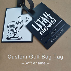 Usine Alliage <span class=keywords><strong>de</strong></span> zinc Métal <span class=keywords><strong>Golf</strong></span> Club Personnalisé Membership Bag Tag Cuivre <span class=keywords><strong>Golf</strong></span> Bag Tags Custom - Product Image 3