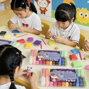 <span class=keywords><strong>Arcilla</strong></span> de Modelar de 24 Colores, Ultraligera y Suave, Juego de Juguetes de Bricolaje Unisex para Niños, Molde para Hornear, Herramientas Espaciales, Edades 0-14+ - Product Image 5