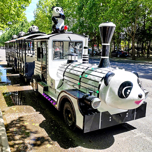 Tren temático Panda sin rieles de 27 asientos, diseño adorable, ideal para niños y familias, en venta. - Product Image 1
