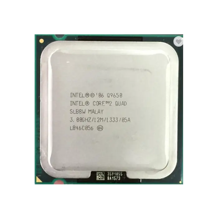 販売のためのStock q9650インテルcpuコア2 Quadプロセッサ775ソケットcpu