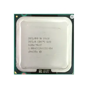 Estoque para venda 2 Quad processor q9650 cpu intel core cpu socket 775