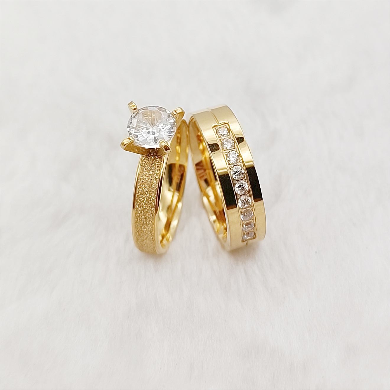 Cubic Zirconia Ring Fake Wedding Rings Amazon Wedding Ring Set Two