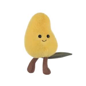 Mainan Buah-Buahan Kustom Kreatif Boneka Tanaman Berbulu Mainan Mangga Lucu Boneka Plush Kustom untuk Dijual - Product Image 4