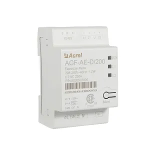 Acrel AGF-AE-D200 Single Phase 3 Wire Energy Meter Revenue Power Meter For PV Solar Monitoring System