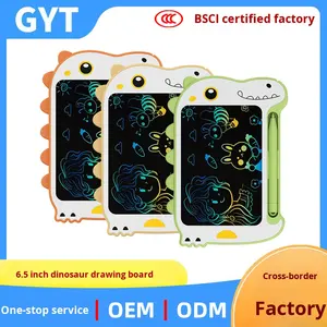 Yeni 6.5 inç Küçük Dinozor Çocuk Karikatür Kağıt LCD El Yazısı Çizim Tahtası Tek Tıkla Ekran Silme - Product Image 5