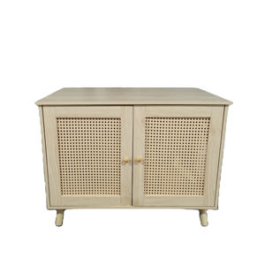 Customized by the Manufacturer <strong>Cupboard</strong> Wooden Luxury Modern Rattan Storage Cabinet Living Room Furniture <strong>Cat</strong> Toilet - Product Image 1