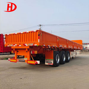 ביצועים גבוהים החובה כבדה מחמיא טריילר עבור חומרי בנייה של חברת הובלה מטענים באזור כרייה - Product Image 3